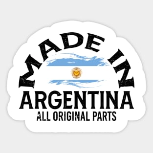 Born in Argentina Sticker